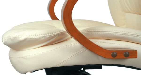 Крісло АКЛАС Тіроль EX GB-236WW (Шкіра LC-F Beige)