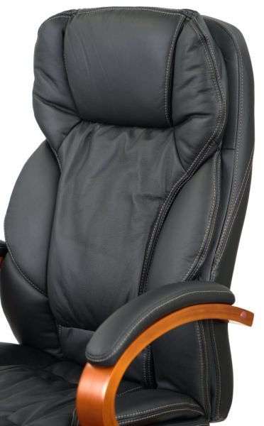 Крісло АКЛАС Тіроль EX GB-236WW (Шкіра LC-A Black)