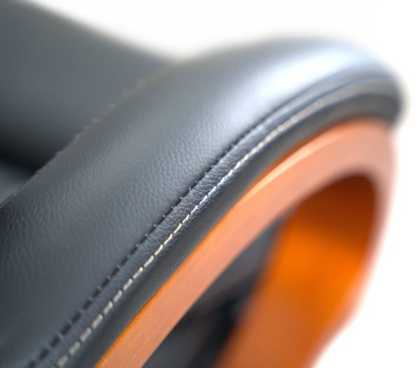 Крісло АКЛАС Флорида EX GB-233WW (Шкіра LC-A Black)