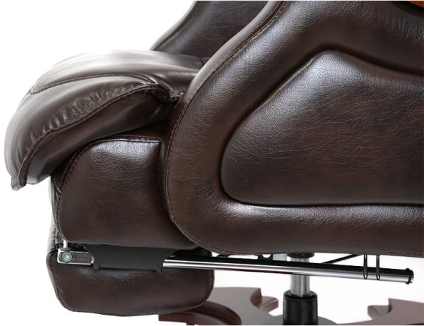 Крісло АКЛАС Ланселот EX RL (Шкіра LC-K Dark brown)