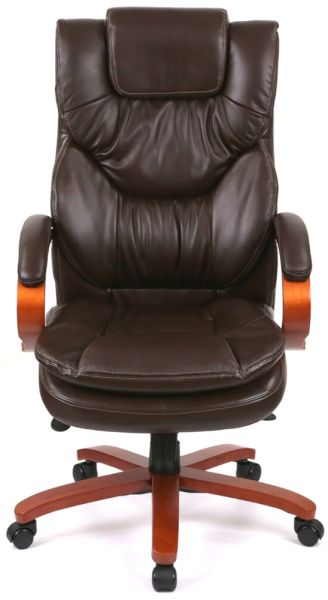 Крісло АКЛАС Флорида EX GB-233WW (Шкіра LC-K Dark brown)