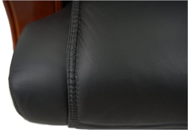 Крісло АКЛАС Трістрам EX RL (Шкіра LC-A Black)