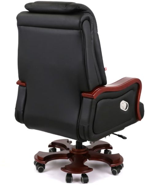 Крісло АКЛАС Трістрам EX RL (Шкіра LC-A Black)