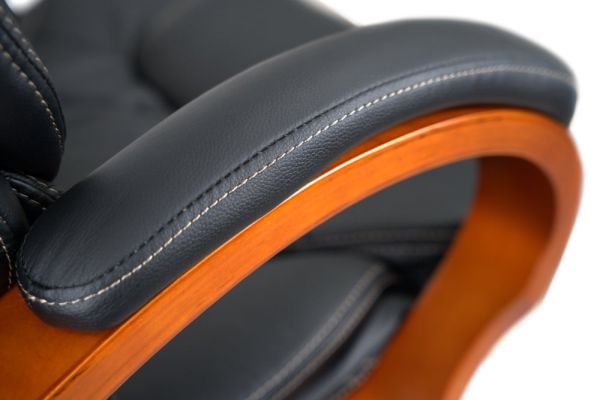 Крісло АКЛАС Тіроль EX GB-236WW (Шкіра LC-A Black)