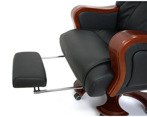 Крісло АКЛАС Трістрам EX RL (Шкіра LC-A Black)