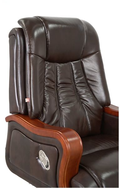 Крісло АКЛАС Трістрам EX RL (Шкіра Lux LC-K Dark brown)