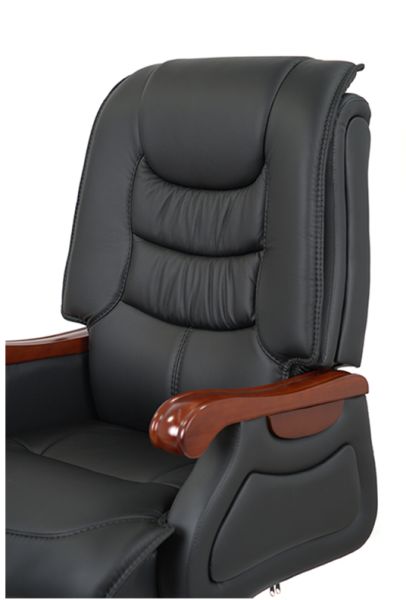 Крісло АКЛАС Ланселот EX RL (Шкіра LC-A Black)