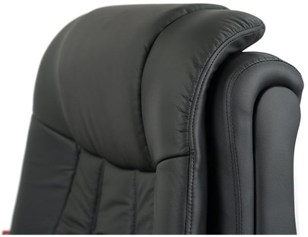 Крісло АКЛАС Трістрам EX RL (Шкіра LC-A Black)