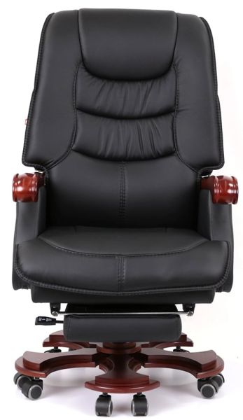 Крісло АКЛАС Ланселот EX RL (Шкіра LC-A Black)