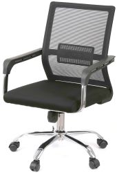 Крісло АКЛАС Бруно mesh СН TILT (Чорний)