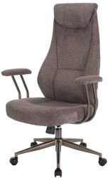 Крісло АКЛАС Булат (Штучна замша 02 Dark gray)