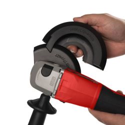 Кутова шліфувальна машина акумуляторна MILWAUKEE, M18 BLSAG125X-0, діаметр 125 мм 800 Вт (+захист від розриву з швидкороз'ємним