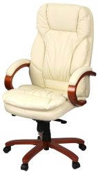 Крісло АКЛАС Тіроль EX GB-236WW (Шкіра LC-F Beige)