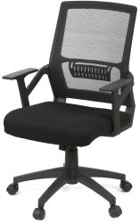 Крісло АКЛАС Ленні TILT (Чорний/Чорний)